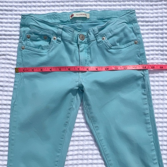 Levi's Girls' 710 Super Skinny Soft Brushed Jeans - Picture 10 of 15